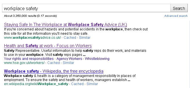 Workplace Safety