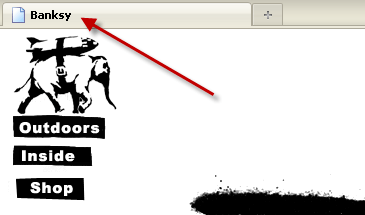 Banksy Page Titles