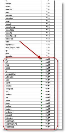 excel selection