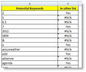 vlookup