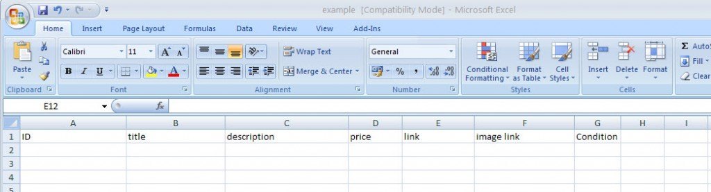 Spreadsheet Example