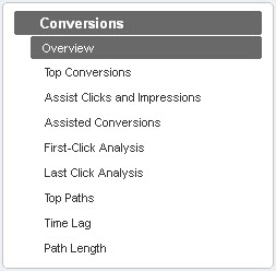 Search Funnels conversion reporting