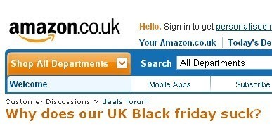 UK Black Friday Deals suck