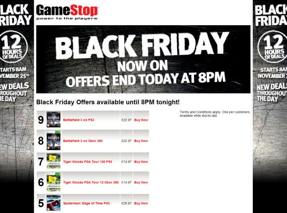 Gamestop Black Friday