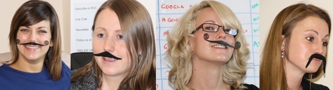 Girls with Moustaches