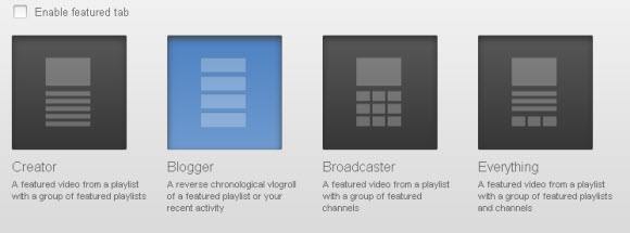 New YouTube Layout Options