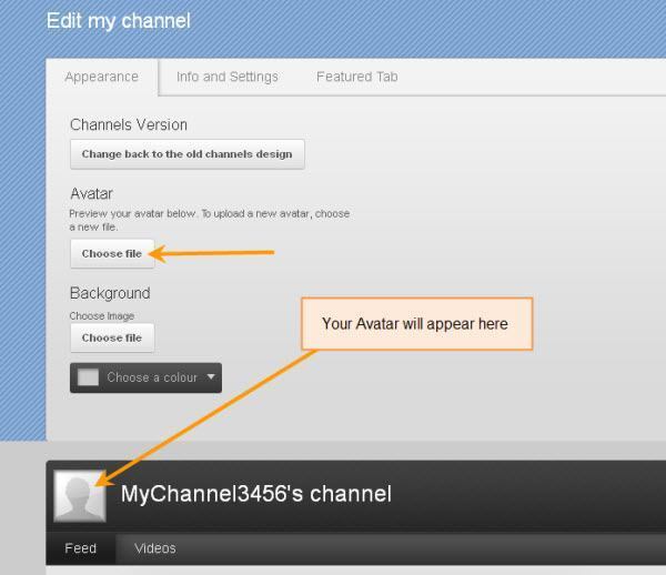 Edit YouTube Channel Appearance