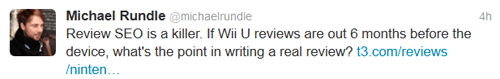 Why write reviews?
