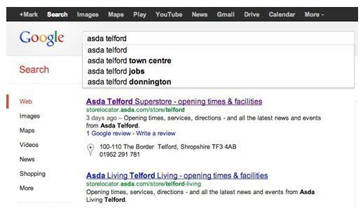 ASDA Telford Results