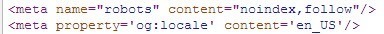 noindex