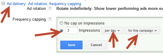 Frequency Capping AdWords