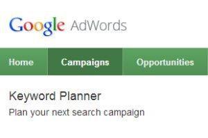 AdWords Keyword Planner