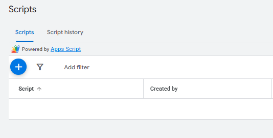 Google Ads Scripts Screenshot