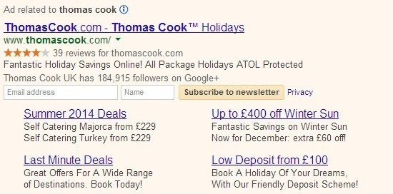 thomas cook ppc