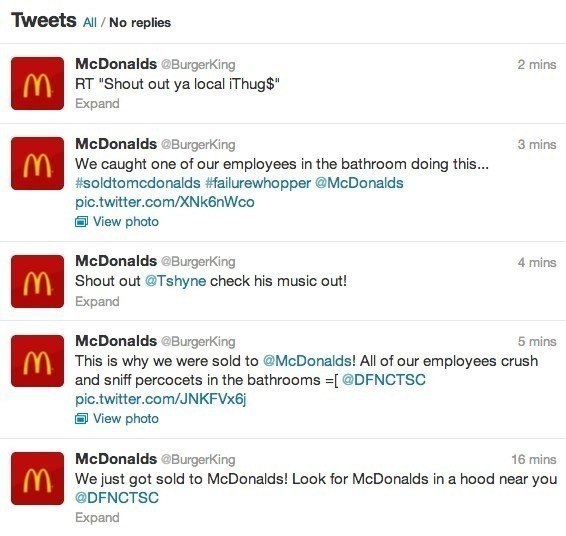 Burger King Tweets