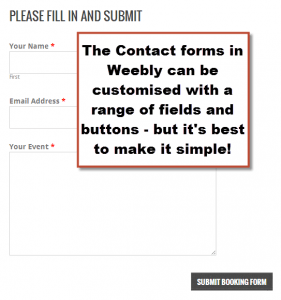 Simple Contact Form Example
