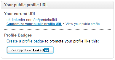 LinkedIn Vanity URL