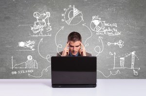 Man Working On Strategy