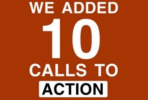 Added 10 Calls To Action