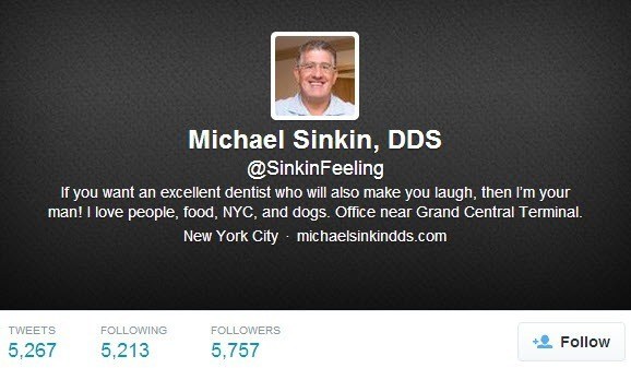 Michael Sinking - Twitter Profile