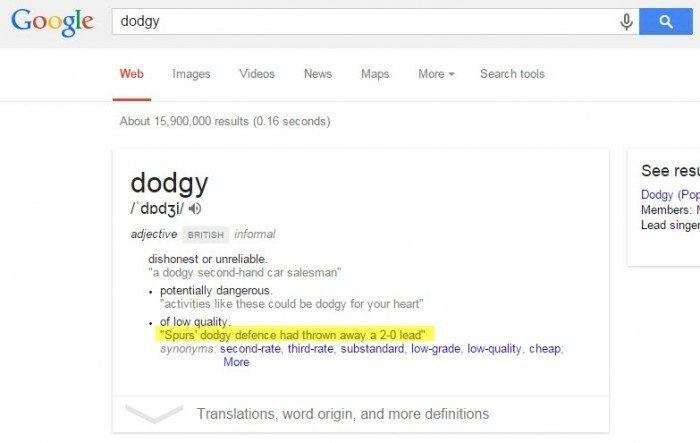 dodgy