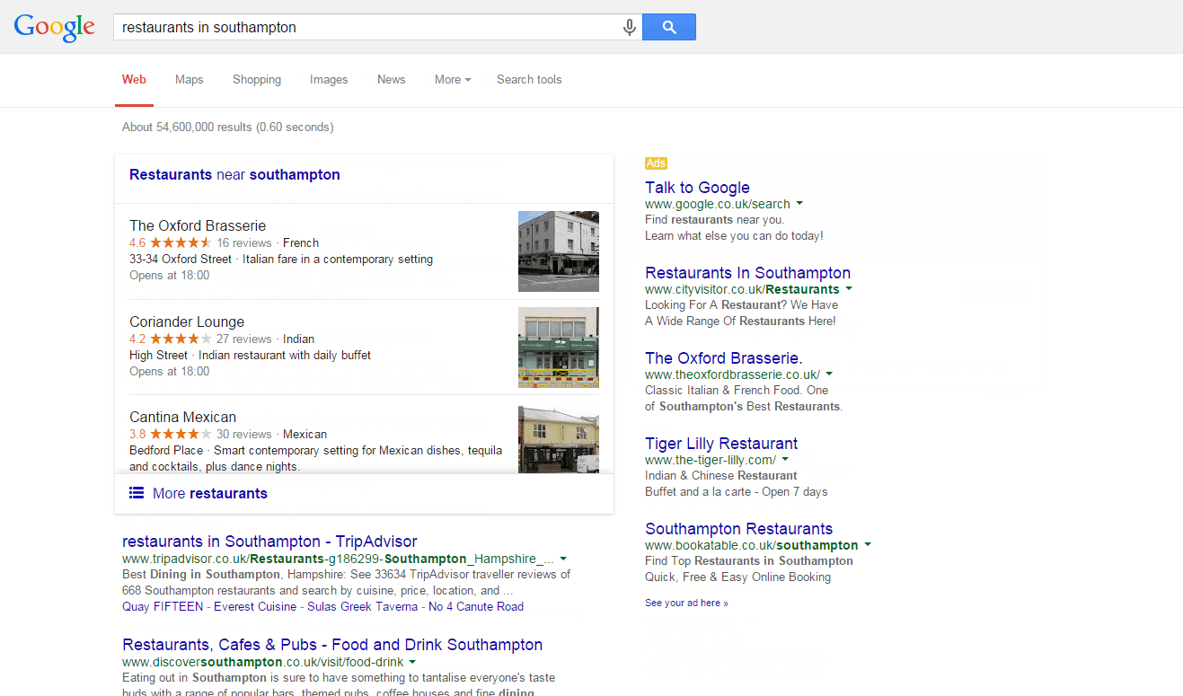 Restaurants In Southampton Search Results