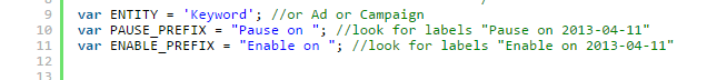 AdWords Scripts