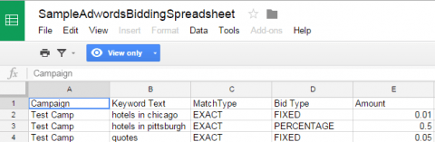 AdWords Script