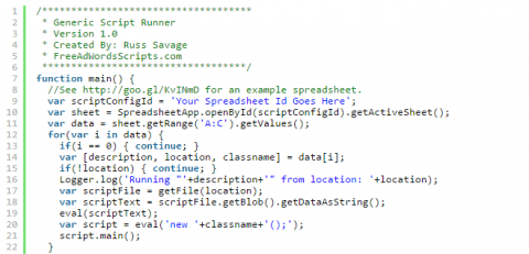 AdWords Scripts