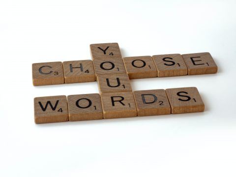 Scrabble pieces