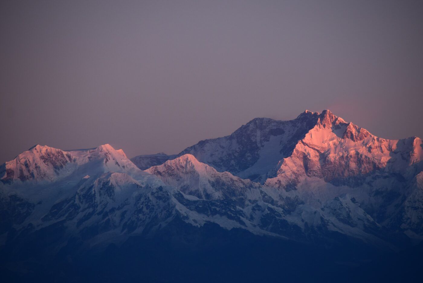 Mountains at sunrise